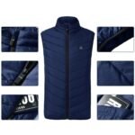 Heated Vest Smart Electric Heating Jacket Men Women Waistcoat Winter - Image 8