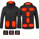 New Heated Jacket Coat USB Electric Jacket Cotton Heater Thermal Clothing Heating Vest - Image 7