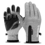Motorcycle Gloves Moto Gloves Winter Thermal Fleece Lined Winter Water Resistant Touch Screen Non-slip Motorbike Riding Gloves - Image 5