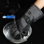Cycling Heated Warm Gloves Full Finger and Hand Waterproof Wear Resistant Nylon - Image 4