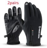 Motorcycle Gloves Moto Gloves Winter Thermal Fleece Lined Winter Water Resistant Touch Screen Non-slip Motorbike Riding Gloves - Image 10