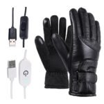 Winter Electric Heated Gloves Windproof Cycling Warm Heating Touch Screen Skiing Gloves - Image 5