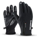 Motorcycle Gloves Moto Gloves Winter Thermal Fleece Lined Winter Water Resistant Touch Screen Non-slip Motorbike Riding Gloves - Image 9