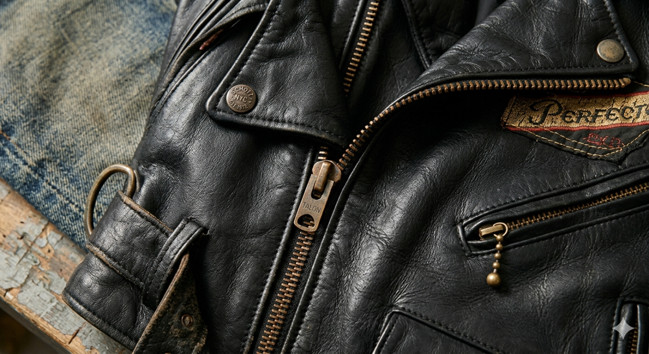 What the Hardware on a Vintage Moto Jacket Tells You About Its Age and Value