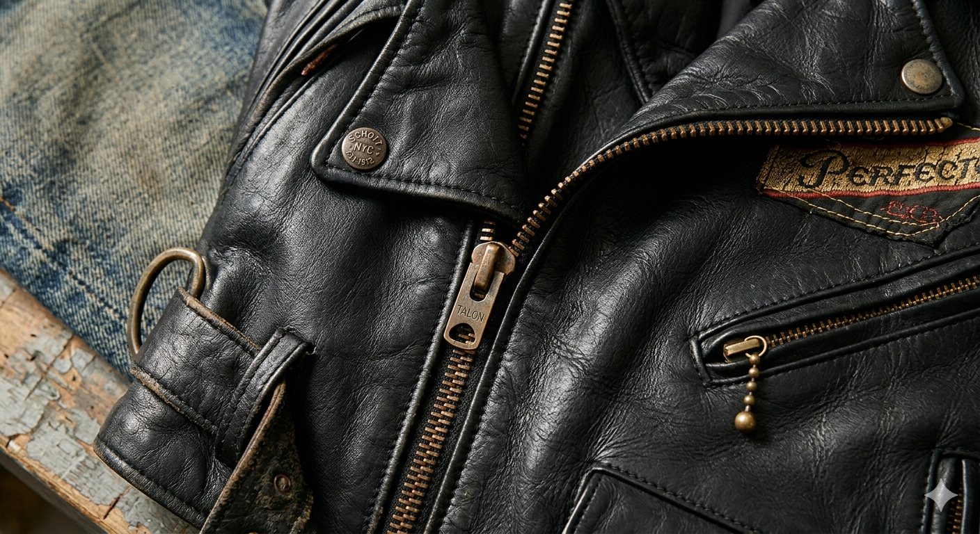 What the Hardware on a Vintage Moto Jacket Tells You About Its Age and Value