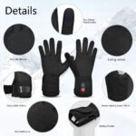 Outdoor Mountaineering Rechargeable Heated Gloves - Image 8