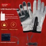 USB Heated Gloves Cycling | Unisex Windproof Winter Gloves
