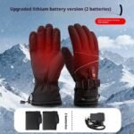 Outdoor Biking Sports Thickening Electrically Heated Gloves - Image 3