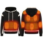 Outdoor New Technology Heated Jacket Heating Brushed Hoody Outerwear