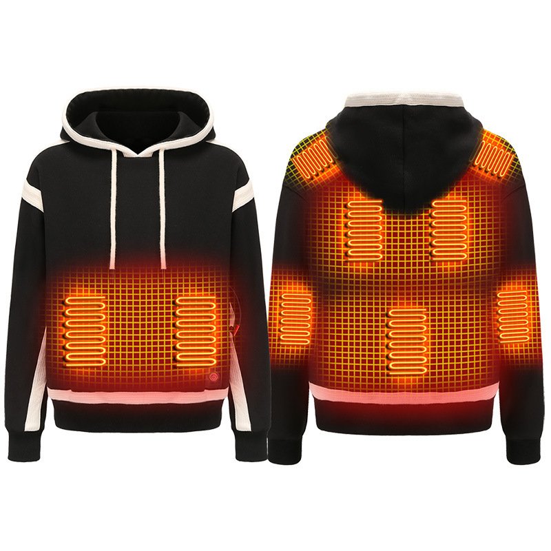 d5f8b3b8-e06b-4110-ba4e-210a38e0c270.jpg Outdoor New Technology Heated Jacket Heating Brushed Hoody Outerwear - Image 1
