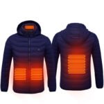 New Heated Jacket Coat USB Electric Jacket Cotton Heater Thermal Clothing Heating Vest - Image 3