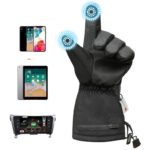 Cycling Heated Warm Gloves Full Finger and Hand Waterproof Wear Resistant Nylon - Image 5
