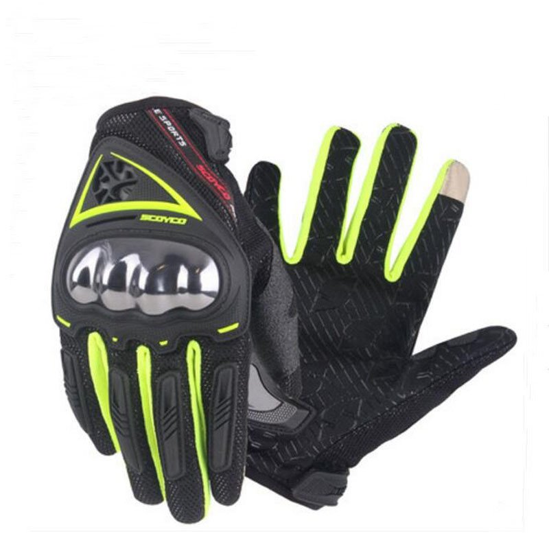 ef9e2d83-7cef-41d8-9b8b-cf49ec820ce0.jpg Shell Gloves Motorcycle Rider Breathable Anti-fall Full Finger Gloves - Image 1