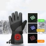 Cycling Heated Warm Gloves Full Finger and Hand Waterproof Wear Resistant Nylon