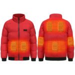 Outdoor Warm Heated Jacket Windproof Cotton Padded Clothes USB Heating Winter Keep Warm - Image 2